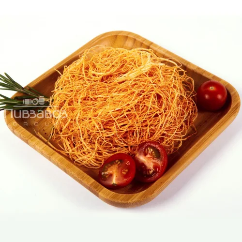 Chechil milk spaghetti cheese with paprika by weight