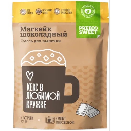 The mixture is dry for baking "Magkik Chocolate" Prebiosvit (Prebiosweet), 150 g,