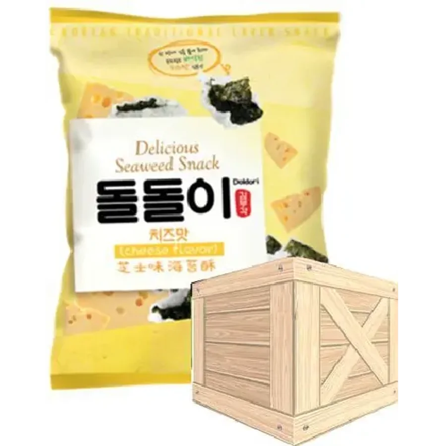 Seaweed snacks with cheese flavor