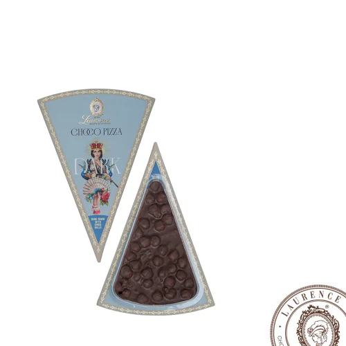 Шоколадная пицца "Темная" темный шоколад с шоколадными шариками Choco pizza 80 гр