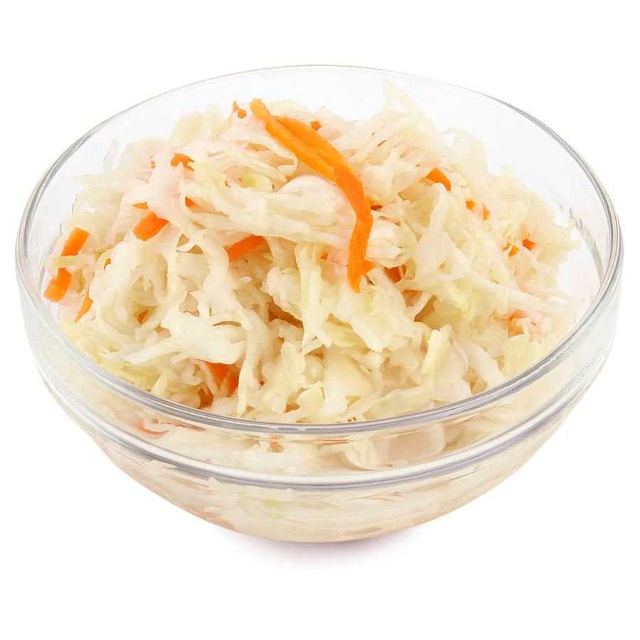 Cabbage sauer with carrots weights