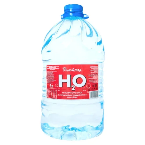 Drinking bottled water "H2O" 5L