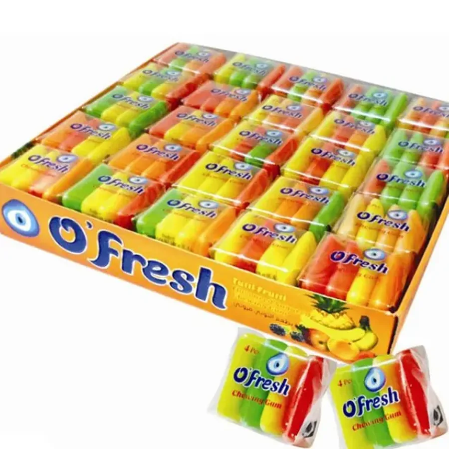 O 'Fresh Tutti-Frutti Chewing gum in pads