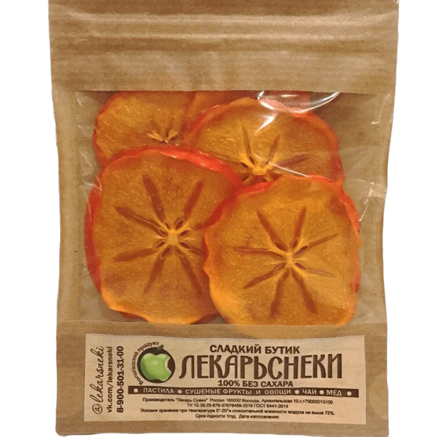 Chips from persimmon