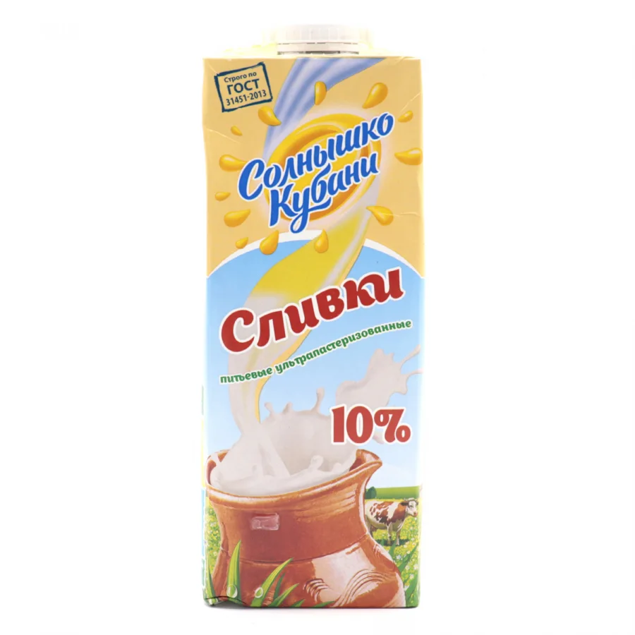 Cream Sunny Kuban 10%, 1L, t/p