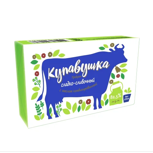 Sweet-creamy product with oil combined «Kupavushka»