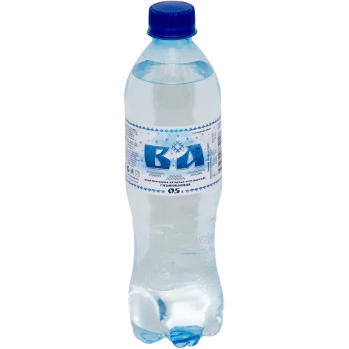Вода природная питьевая артезианская газированная 0,5 л