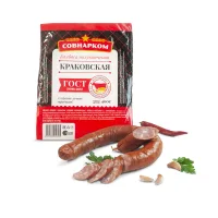 Sausage p/k Sovnarkom Krakow GOST category B, 400g/ y