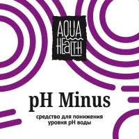 Средство для бассейнов Aqua Health pH MINUS 20кг/30шт