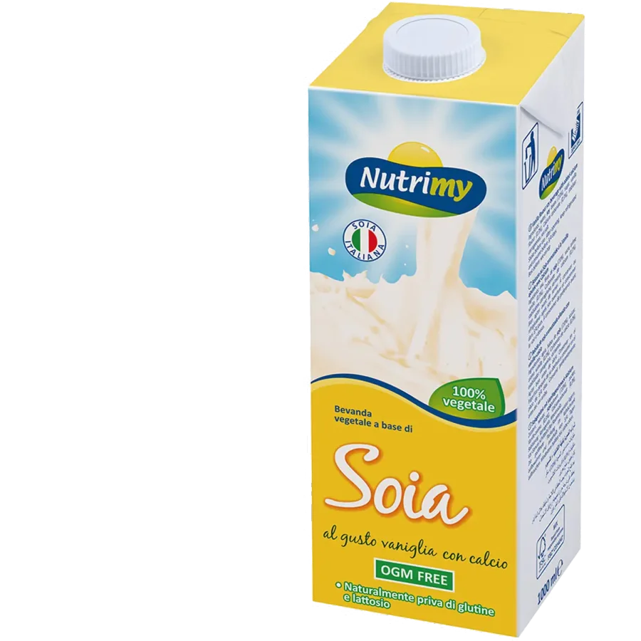 Soybean drink with vanilla and adding calcium «Nutrimy«