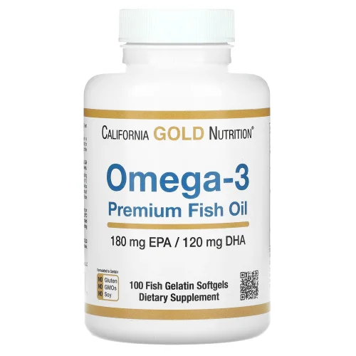 Omega 3 - California GOLD Nutrition 180 EPA/120 DHA 100