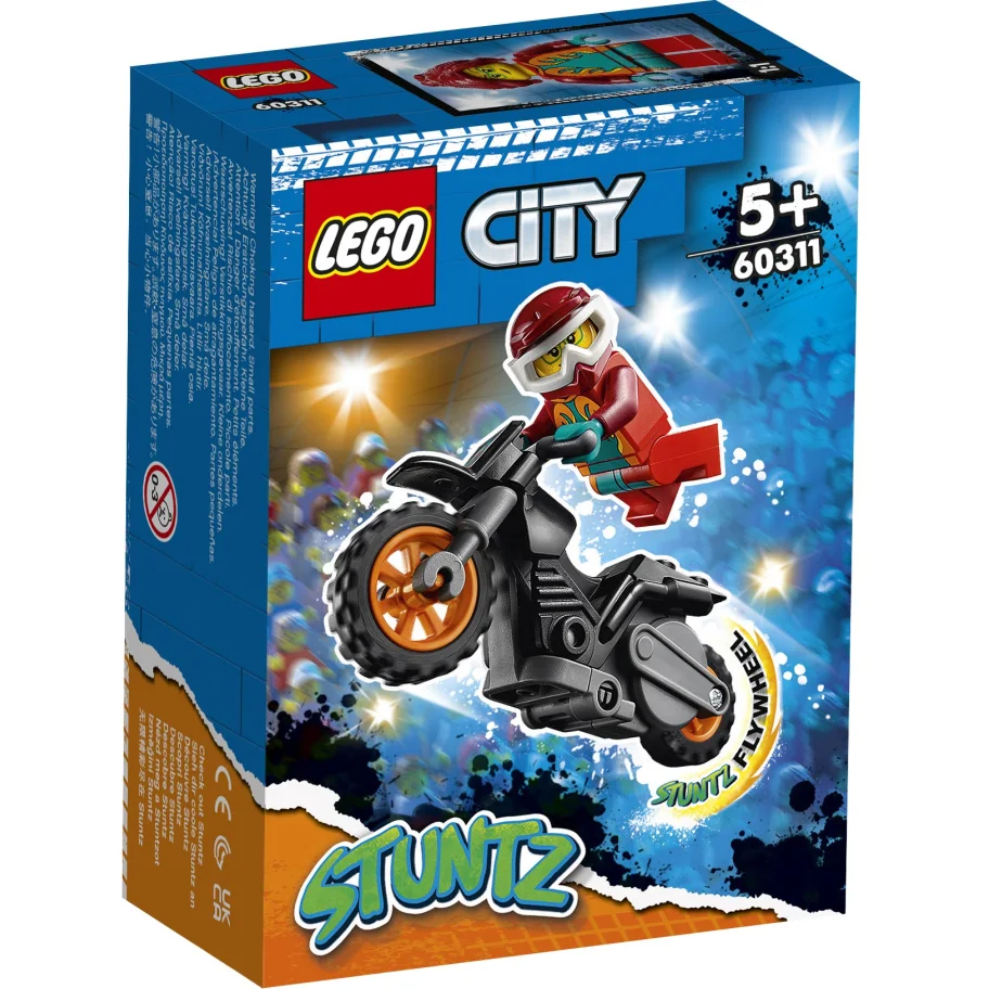 Конструктор LEGO City Огненный трюковый мотоцикл 60311
