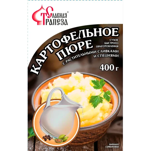 Mashed potatoes with spices and cream "Glorious Meal" in a package of 400g