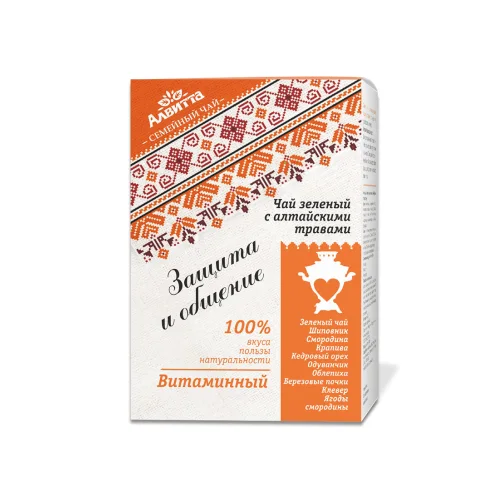 Green tea with Altai herbs «Protection and Communication« Vitamin