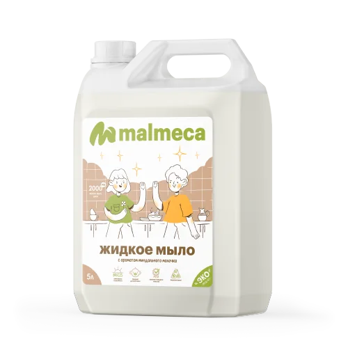 Жидкое мыло с ароматом Миндальное молочко Malmeca, 5л