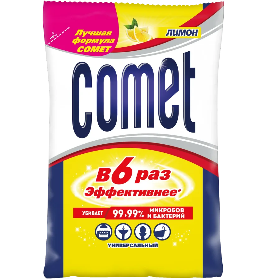 Чистящее средство Comet Лимон пакет 350г