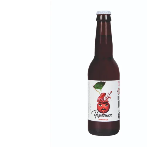 Drink non-alcoholic carbonated juice-containing brand: "Custom Fresh" (Custom Fresh) Cherry without sugar