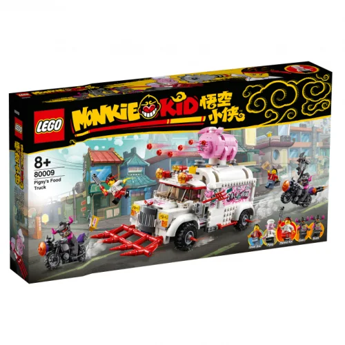 Конструктор LEGO Monkie Kid Грузовик-кафе Пигси 80009