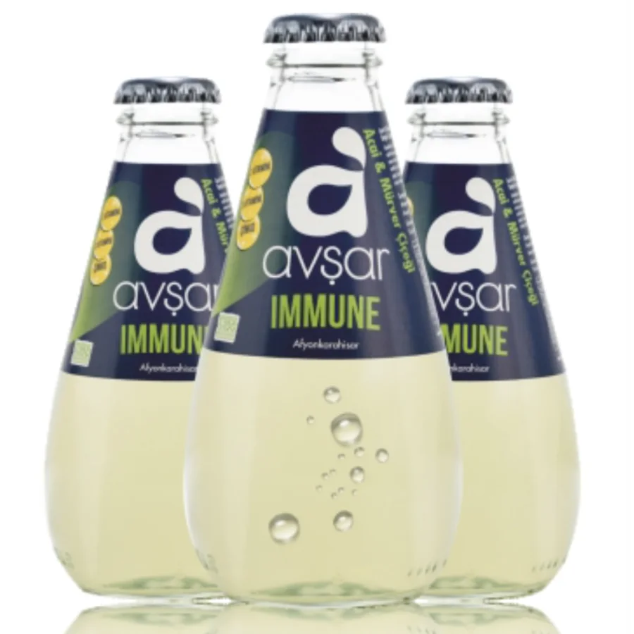 Immune flavored mineral water, 200 ml.