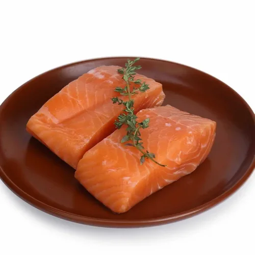 Salmon fillet without skins and bones