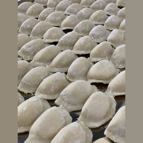 Nadezhdinsky dumplings with potatoes