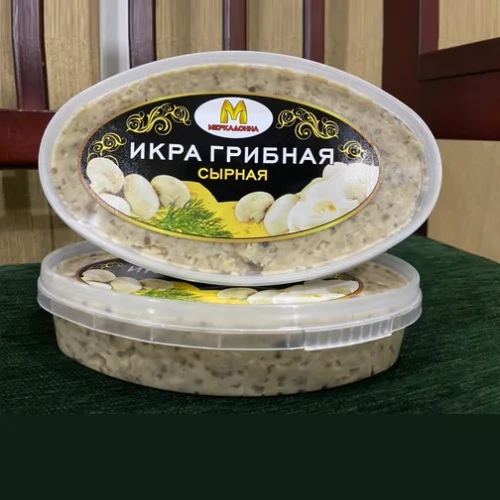 Cheese mushroom caviar