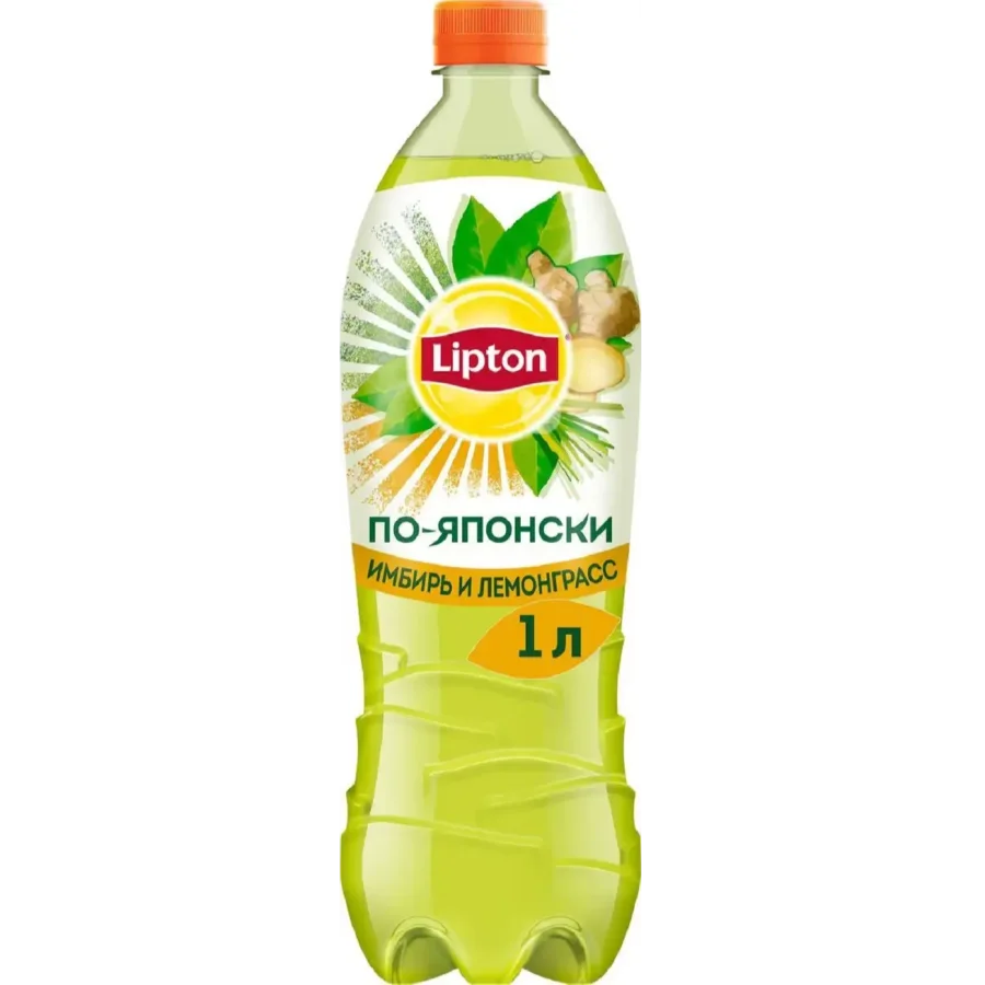 Lipton Green iced tea with ginger and lemongrass flavor