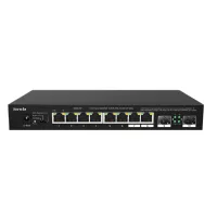 TENDA TEM2010F Коммутатор настольный 8-Ports 100/1000/2500 Mbps Base-TX + 2-Ports 100/1000/2500 Mbps Base-X SFP