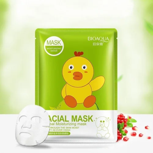 Moisturizing facial mask with pomegranate extract Bioaqua