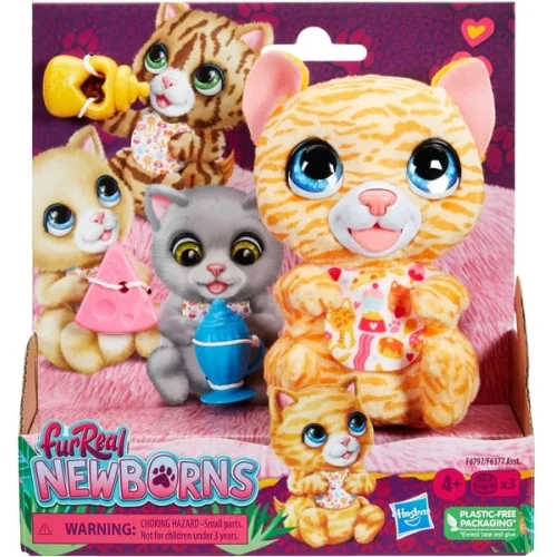 Baby Kitten Interactive Stuffed Toy FURREAL F67975X0