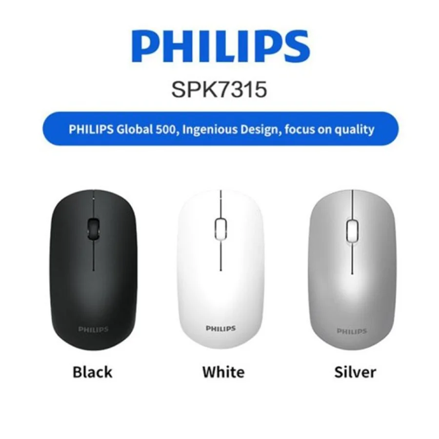 Philips M315 mute 2.4G wireless mouse laptop desktop computer energy-saving sleep portable business office