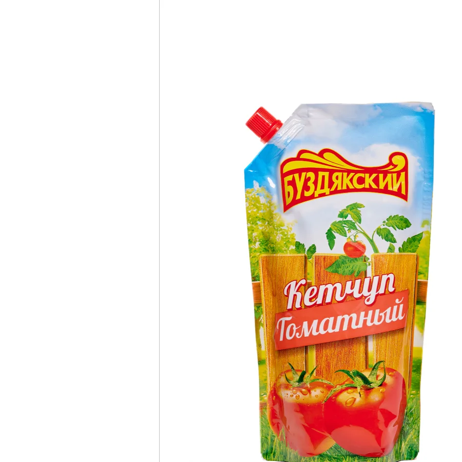 Кетчуп ТМ Буздякский томатный 500гр дойпак