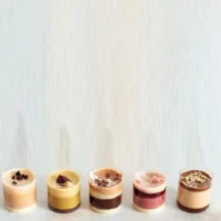 Delioro Mini desserts. Collection of exquisite sweets with ganache and cream 220 g