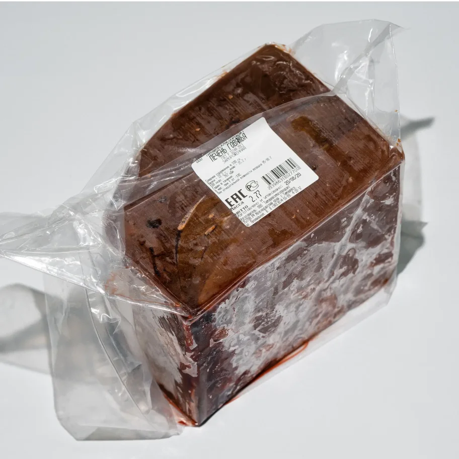 Упаковка монолит печень свиная замороженная. Этикетка печень говяжья ту 9212-131-79036538-2012.