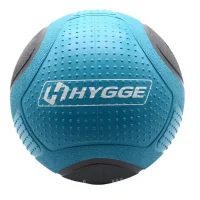The medical ball is rubberized HYGGE 1275 4 kg.
