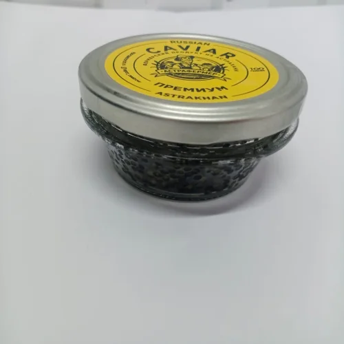 Black granular sturgeon caviar (Standard) 100 grams