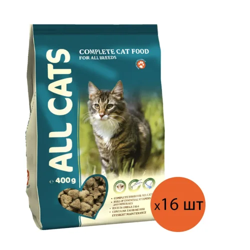 All cats dry food for cats 400g