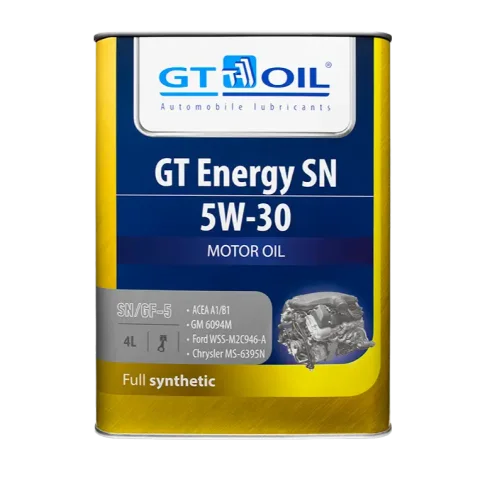 Моторное масло GT Energy SN, SAE 5W-30, API SN, 4 л