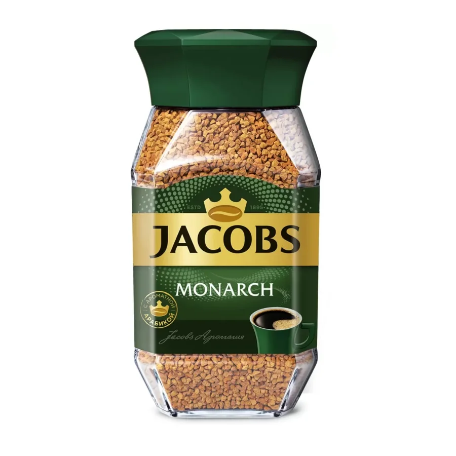 Кофе растворимый JACOBS Monarch, с/б, 190г