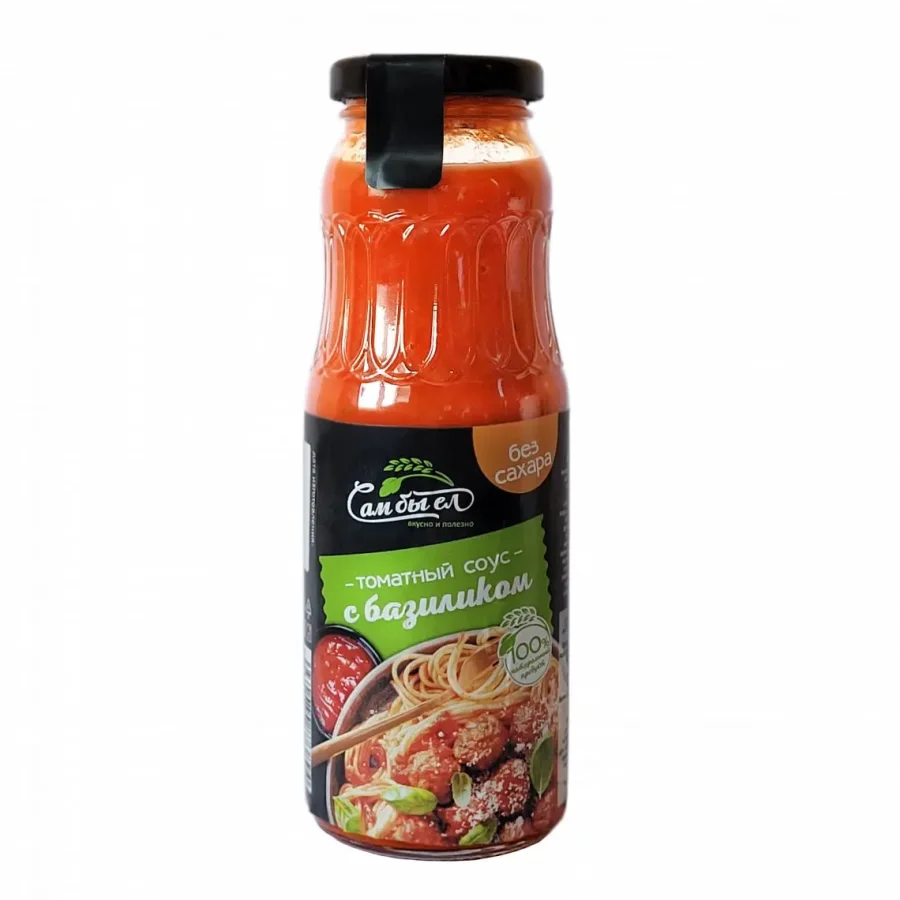 Tomato sauce with basil 270 gr WITHOUT SUGAR I would eat it myself