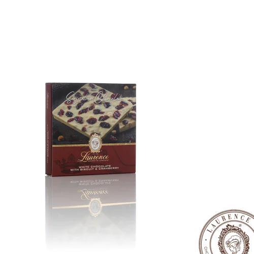 Шоколад белый с бисквитом и клюквой Signature 100 г