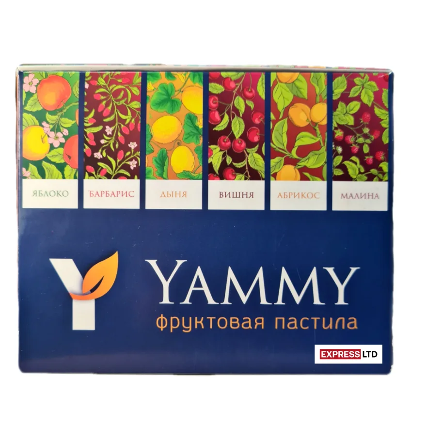 Wholesale Fruit pastille without sugar Yammy Assorted flavors 0.5 kg