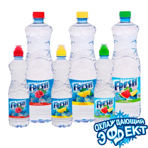 FRESH-flavored water 0.5 l .