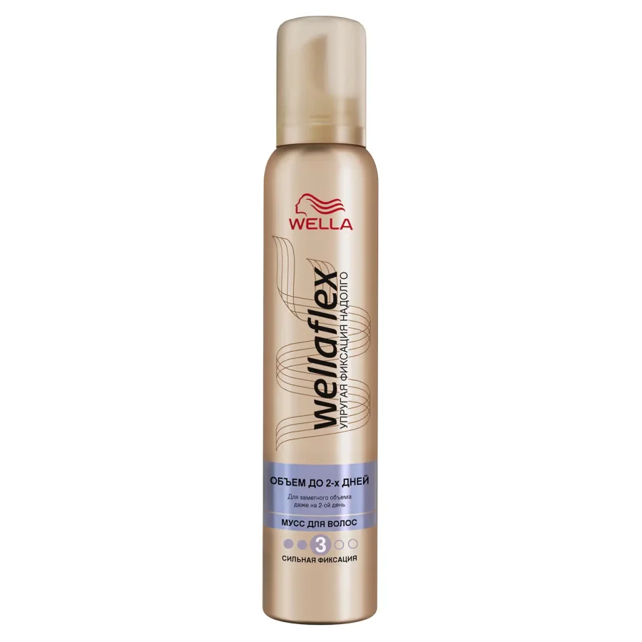 Wellaflex hair mousse volume up to 2 days of strong fixation