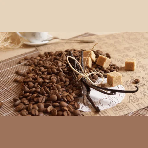 Coffee beans french vanilla