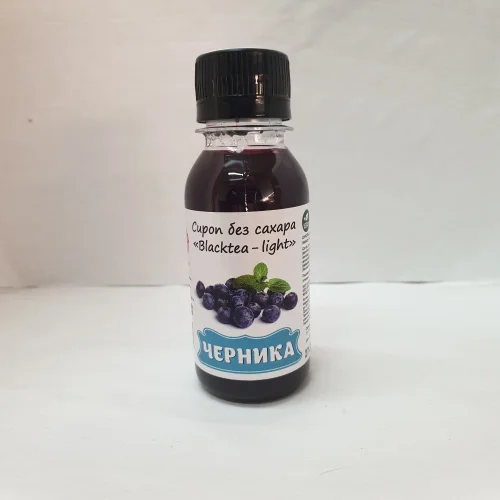 Syrup without blueberry sugar
