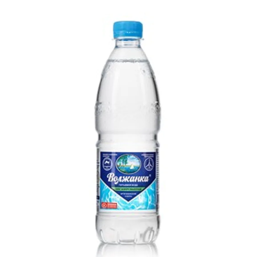 Water drinking "Volzhanka" of the highest category, 0.5l
