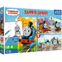 Thomas and his friends SUPER GIANT Double-sided puzzle Trefl 42008