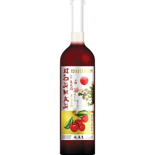 Wine drink sweet on the basis of red wine «Drunk cherry« 8.5% 0.75