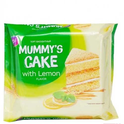 Торт бисквитный Mummy's cake лимонный